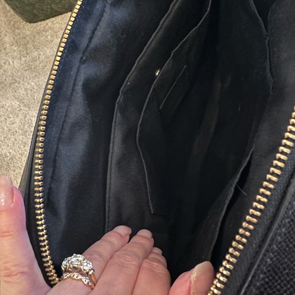 Coach Black Leather Briefcase:Laptop Bag - Picture 4 of 4